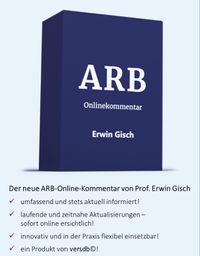 Rechtsschutzversicherung Kommentar ARB Gisch